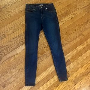 Good American Good Legs skinny jeans in Blue 609, worn once perfect condition.